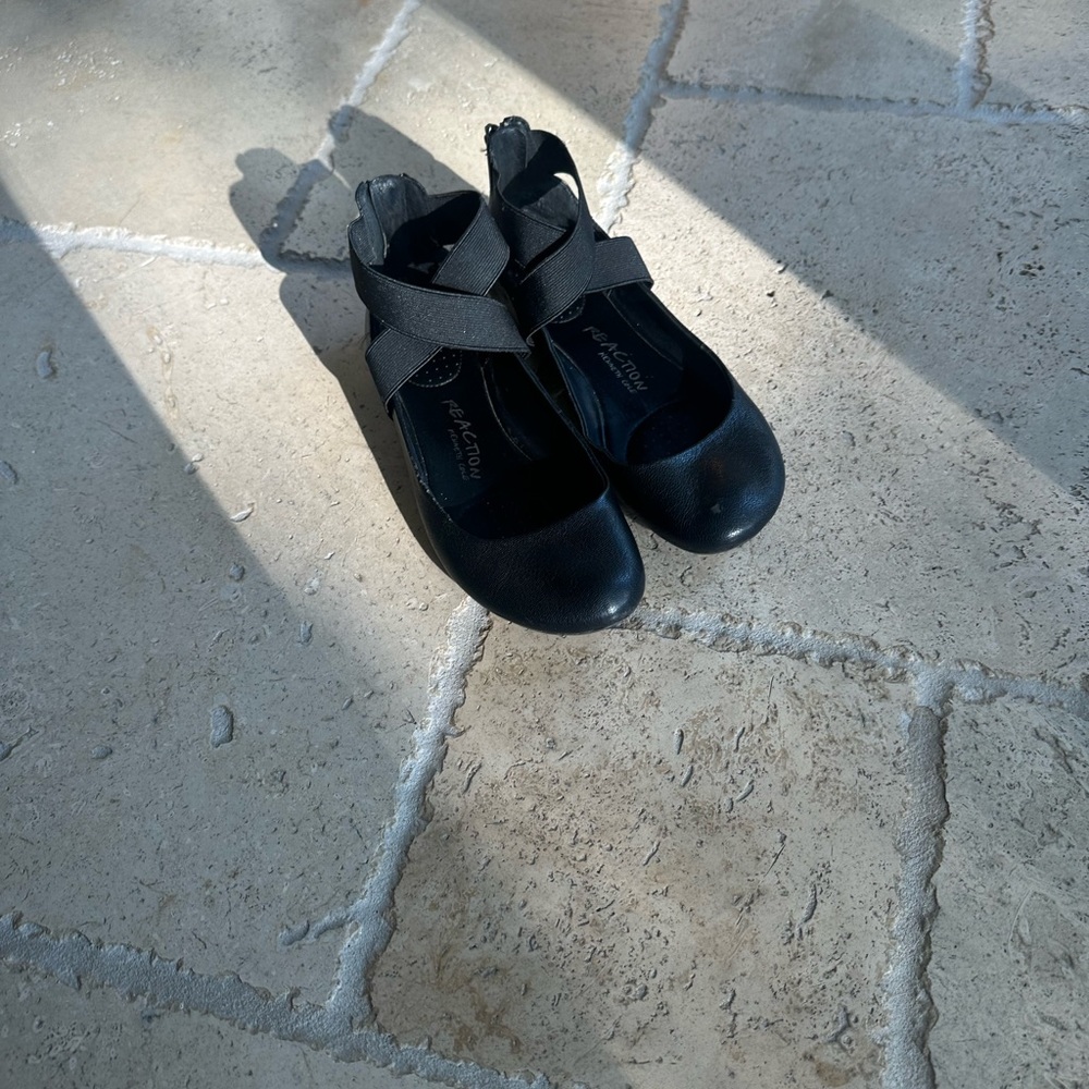 WOMENS BLACK BALLET FLAT